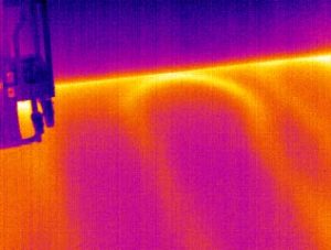 Infrared Inspection of heated floors