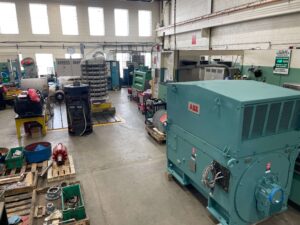 large industrial motor repair