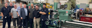 electric motor repair shop machining department