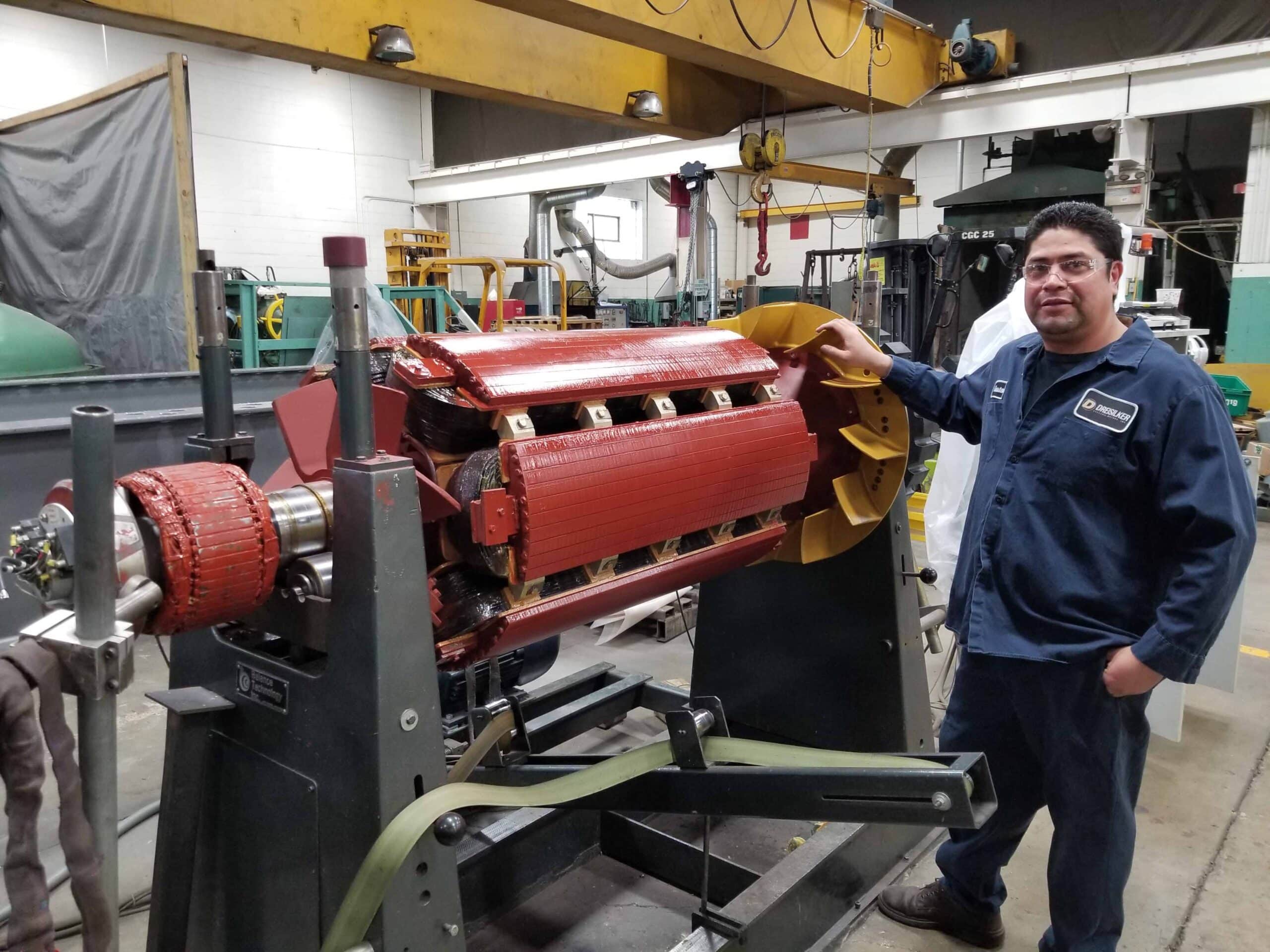 Balancing Large Motor | Dreisilker Electric Motors