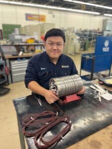 spindle servo rewind small